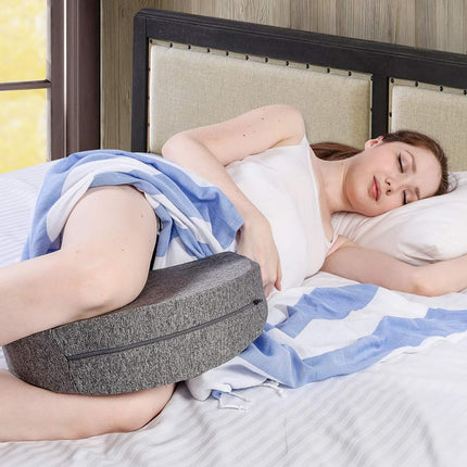 METRON- Medium Soft Handy Multi Purpose Pregnancy Pillow for Women Helps in Sitting Sleeping Back Pain Relief & Leg Spacer