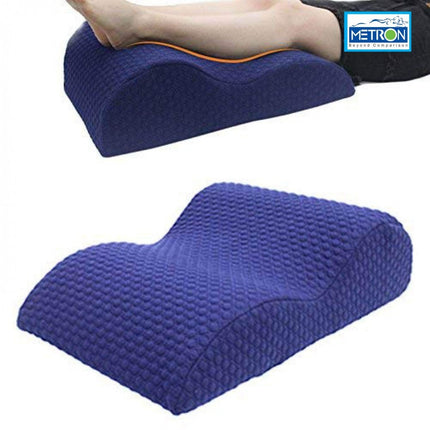 Curve Shape Orthopedic Bed Wedge Elevated Leg Pillow | Foam Wedge for Leg Elevation Reduces Back Pain & Improves Blood Circulation