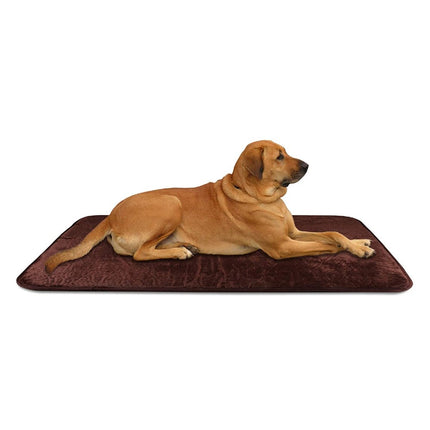 Large Size | Dog Cat Pet Bed Mat Soft Crate Mat with Anti-Slip Bottom Machine Washable Pet Mattress for Dog Cat Sleeping