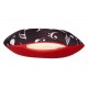 “ Musical Notes ” Blue Colour Pattern Soft Memory Foam Neck Pillow for Travel Car Airplane Train Office Head Support (06318A)