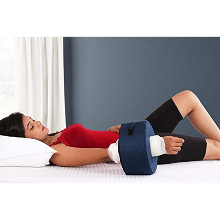 Foot Elevator Support Pillow | Preventing from Ulcers Sores & Pressure Keep elevating Ankle Heel Hand & Leg | Dark Color with Adjustable Velcro Strap Sponge | Pack of 1 pc