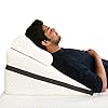Metron Adjustable Height In 3-In-1 Bed Wedge Pillow For Acid Reflux Gerd For Back Support & Restful Sleep- Medium Firm Support-Medical-Grade Supportive Sponge -Size 24X24X12 Inches - Foam,Multicolor