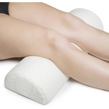 Firm Medical Grade Foam Half Moon Multiuse Knee, Leg and Back Support Bolster Pillow for Neck Pain Relief, Sciatica | L -20.5"X W - 8"X H - 4.5'' Inches