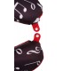 “ Musical Notes ” Blue Colour Pattern Soft Memory Foam Neck Pillow for Travel Car Airplane Train Office Head Support (06318A)
