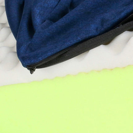 Double Comfort Layer Memory Foam | Top Bed Wedge Pillow For Acid Re-Flux Sleeping | L - 18'' X W- 18'' X H - 10'' Inches