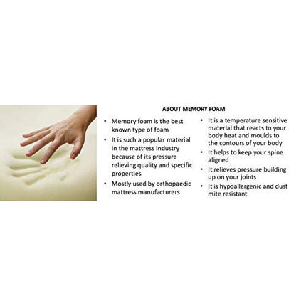 Cervical Pillow for Spondylitis Soft Supportive Memory Foam Contour Bed Pillow for Sleeping for Neck & Head Support