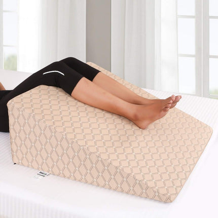 Extra Wide 12'' Height Wedge Pillow | L - 30'' X W - 30'' X H - 12'' Inches