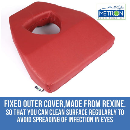 Face Down Pillow for Prone Positioning Sleeping | Prone Pillow for After Eye Retina vitreous Surgery | Helps in face Down Lying or Sleeping | Face Rest Cushion | Eye Care Pillow | Pack of 1