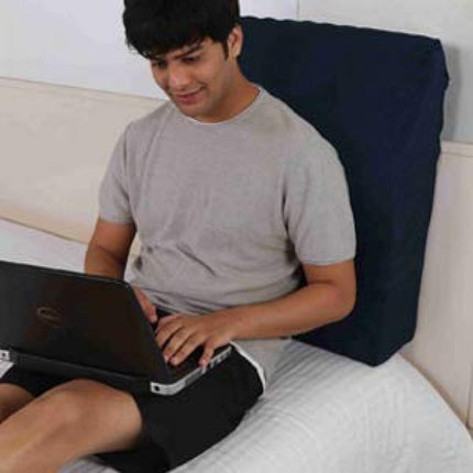 Flat Top Wedge Pillow for Acid Reflux for Sleeping Helps in Leg Head Neck Elevation | L -24'' X W - 28'' X H - 8'' Inches