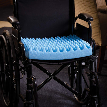 METRON Anti Pressure Sculpted Foam Seat Cushion | Suitable for All Type of Seats Chairs & Wheelchair | Help for Long Hour Comfortable Sitting & Gives Relief in Ulcers Sore |Washable Cover |Color Dark