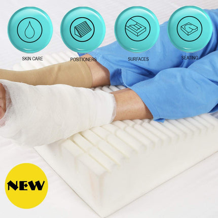 Ergo Curved Bed Wedge Pillow for Acid Reflux for Sleeping | Multipurpose Uses