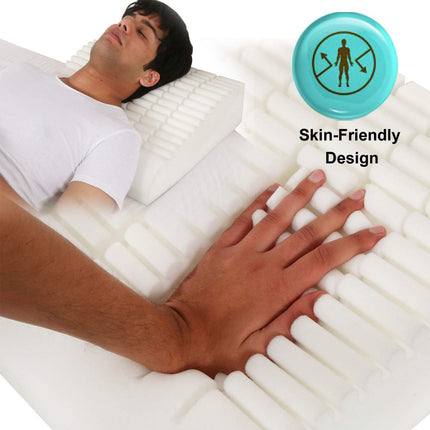 Ergo Curved Bed Wedge Pillow for Acid Reflux for Sleeping | Multipurpose Uses