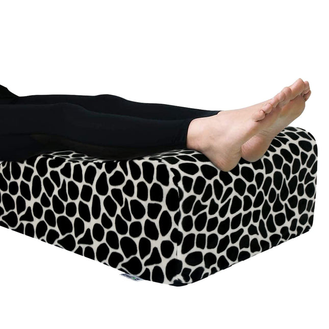 Metron Leg Elevation Wedge Pillow for Leg Rest & Elevating Pillow for Sleeping Reading Post Surgery Injury Relieve  Back Hip Knee Pain Improve Blood Circulation  Reduce Swelling  Washable Cover  Size 19x18x7 Inches Pack of 1
