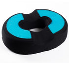 METRON Gel Cool Donut Pillow for Tailbone | Donut Ring Cushion | Piles Pillow for Seat Cushion | Helps in Pregnancy Postpartum Haemorrhoid Fistula Coccyx Pain | Extra Thick & Medium Soft