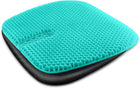 METRON Tailbone Pain Relief Gel Seat Cushion for Sitting Long hours |Breathable & Supportive | Double Honey Comb Design Absorbs Pressure Points | with Non-Slip Cover | Suitable for all Type of Chairs