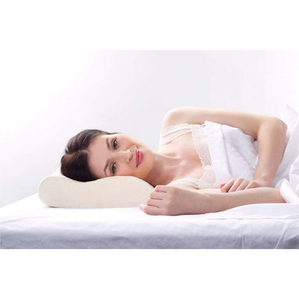 Cervical Pillow for Who Loves Soft Low Height for Sleeping Slim Pillow Help in Spondylitis Pain Neck Stiffness