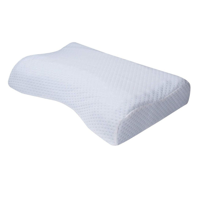 Anti Pressure Pillow | Visco Soft Bubbles Memory Foam Curve Pillow | L - 23'' X W - 14.5'' X H - 4'' Inches