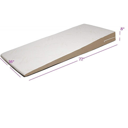 Full Length Long Bed Wedge Pillow | L 72'' X W 36'' X H 8'' Inches