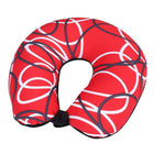 Abstract Line Circle Dual Comfort Micro Beads U Shaped Travel Pillow Airplane Car Bus Comfort Head Support Neck & Cervical Pillow