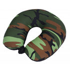 Army Jungle Print Dual Comfort Micro Beads U Shaped Travel Pillow Airplane Car Bus Comfort Head Support Neck & Cervical Pillow