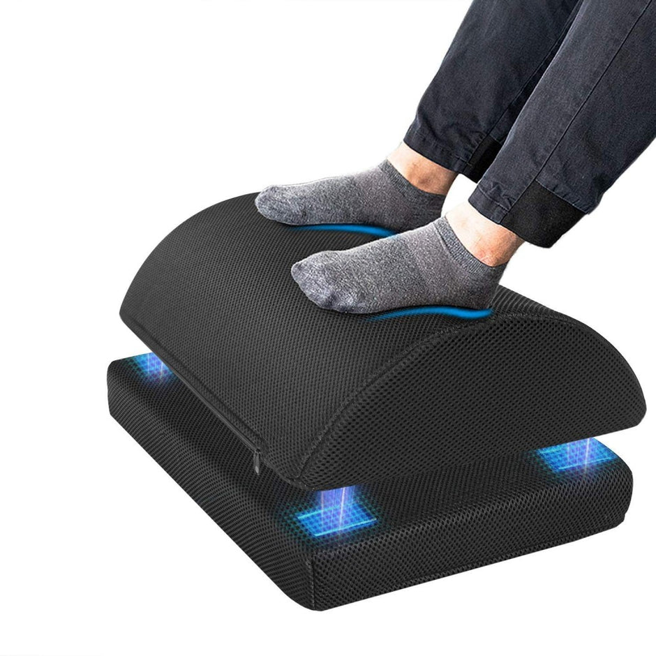 Foot Rest For The Computer Adjustable Foot Rest Under Desk for Added Height | Ergonomic Foot Rest ...
