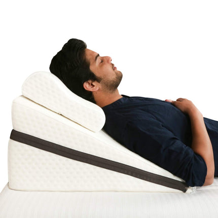3-in-1 Technology  Wedge Pillow for Acid Reflux  Large Adjustable Wedge Pillow  L27'' X W25'' X H12'' Inches