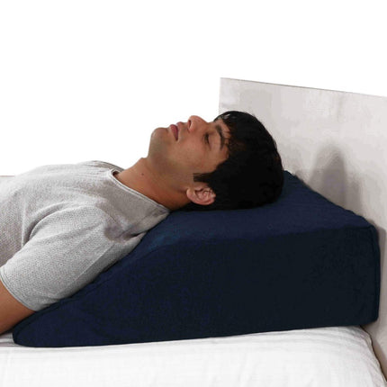 Flat Top Wedge Pillow for Acid Reflux for Sleeping Helps in Leg Head Neck Elevation | L -24'' X W - 28'' X H - 8'' Inches