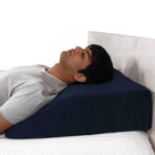 Flat Top Wedge Pillow for Acid Reflux for Sleeping Helps in Leg Head Neck Elevation | L -24'' X W - 28'' X H - 8'' Inches