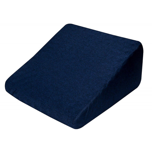 Double Comfort Layer Memory Foam | Top Bed Wedge Pillow For Acid Re-Flux Sleeping | L - 18'' X W- 18'' X H - 10'' Inches