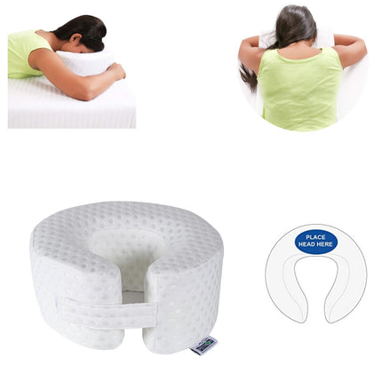 METRON Face Down Pillow After Eye Surgery, Down Pillow, Prone Pillow, Face Pillow for Post Eye Surgery, Massage Pillow, Large Size, Pack of 1