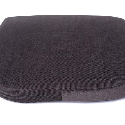 METRON Slim Memory Foam Multi-Purpose Lumbar Back Support Pillow Seat Cushion (15 x 12 inch, Grey)