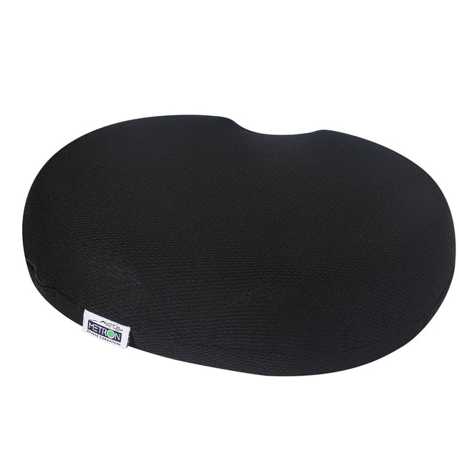 METRON Donut Pillow for Tailbone Pain Relief  Helps in Pregnancy Coccyx Piles Hemorrhoid & Postpartum  Orthopedic Ring Seat Cushion for Fistula  Extra Thick  Medium Firm  Embarrassment-Free Cover  Pack of 1