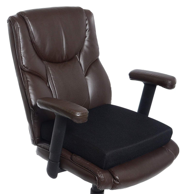 METRON- 18”x16”x3” Seat Cushion/Chair Pad Helps in Comfortable Sitting Gives Relief from Back & Hip Pain |Soft Supportive Sponge | Multipurpose | Pack of 1 Pc