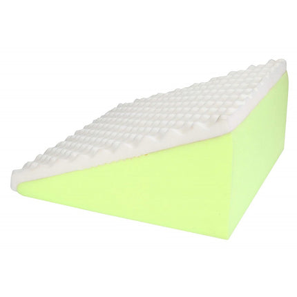 Double Comfort Layer Memory Foam | Top Bed Wedge Pillow For Acid Re-Flux Sleeping | L - 18'' X W- 18'' X H - 10'' Inches