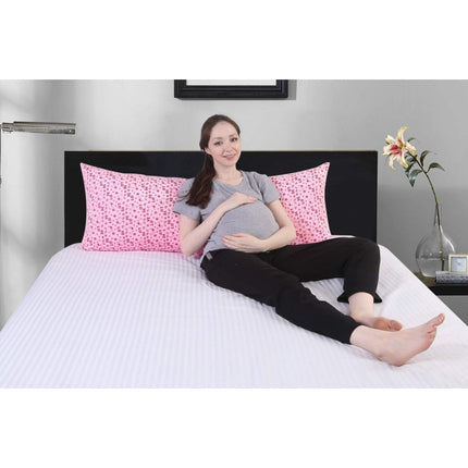 Full Body Love Hug Pillow | Soft Fibre Filled | Multi-Purpose Pregnancy Sleeping Pillow | L – 54’’ X W - 20’’ Inches
