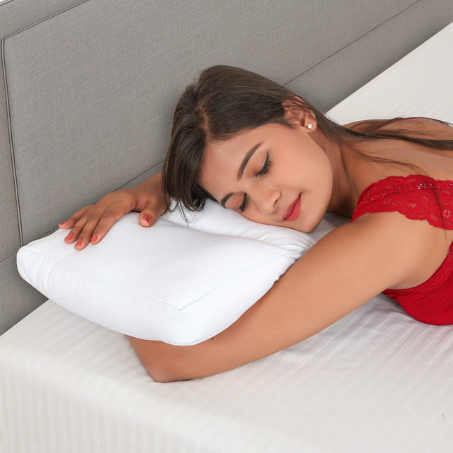 METRON- Unique & Comfortable Orthopedic Microbead Cloud Pillow That is Light & Cooling with Conforming Properties for The Head and Neck Support