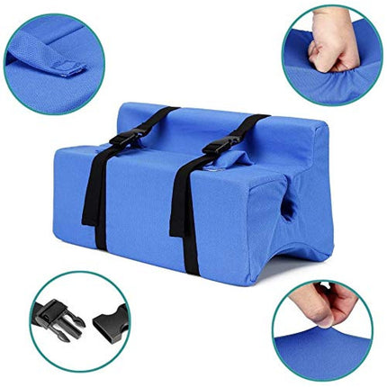 Wheelchair Armrest Pads Arm Through for Lateral Support Armrest Wheel Chair Parts Cushion Contoured Arm Support Elevator Rest Tray | Color Blue |L-16” X W-8” X H-6.5” Inches