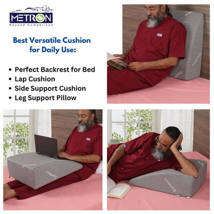firm foam leg pillow for stable support during long hours of rest and recovery