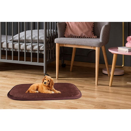 Small Size | Dog Cat Pet Bed Mat Soft Crate Mat with Anti-Slip Bottom Machine Washable Pet Mattress for Dog Cat Sleeping