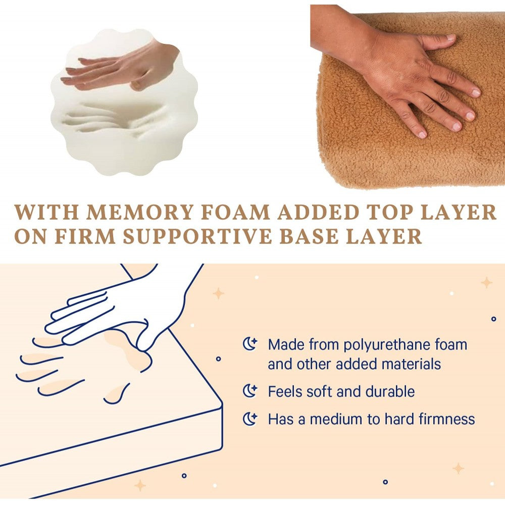 Gel Memory Foam Foot Rest for Under Desk Office Chair Leg Cushion Foot Rest for Under Table Support Orthopedic Foot Support for Kids Adults