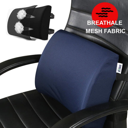 C3011-B07M7MYXLRChair Lumbar Support Back Cushion Lower Back Pain Relief | L - 16'' X W - 17'' X H - 4.5'' Inches