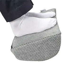 Metron Foot Rest Under Desk Multipurpose Cushion | Antiskid Rubber Dotted Washable Cover | Firm Supportive Sponge | Pack of 1 Pc