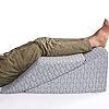 Metron Foam Bed Wedge Pillow Set | Reading Pillow & Back Support Wedge Pillow for Sleeping | 2 Separated Sit Up Pillows for Bed |Angled Bed Pillow Triangle Pillow for Back and Legs Support | Pack of 2