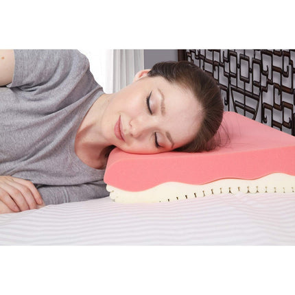 Ergonomic Double Comfort Memory Foam Pillow for Sleeping