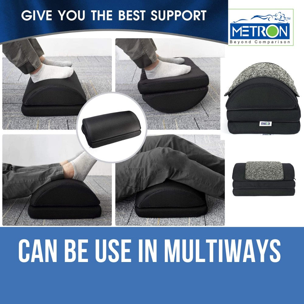 Interloped Foot Rest Stool for Under Desk – Metron Industries