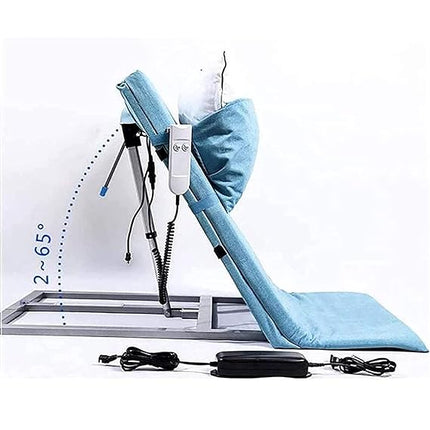 METRON Electric Lifting Bed Backrest for Bed | Motorised Remote Controlled Adjustable Sit-up Back Rest | Power Lifting Bed Backrest Includes Electric Pump System for Neck Head and Lumbar Support