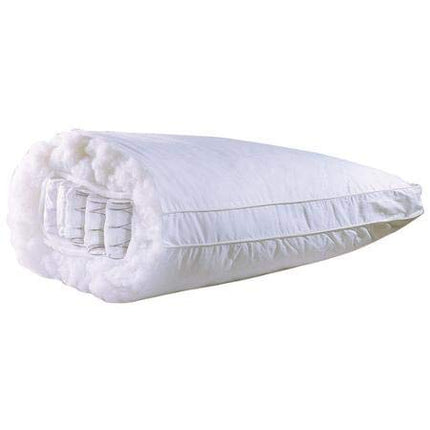 METRON- Lofty & Bouncee Nano Pocketed Spring Fibre Bed Pillow for Sleeping Soft Thick Bouncee