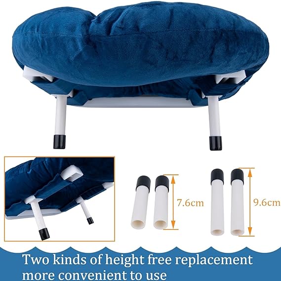 METRON Face Down Prone Pillow for After Retina Eye Surgery, Helps in Retinal Detachment of Muscular Hole & Vitrectomy Recovery, It is Ideal for Spa, Massage & Prone Sleeping, with a Height Adjuster,