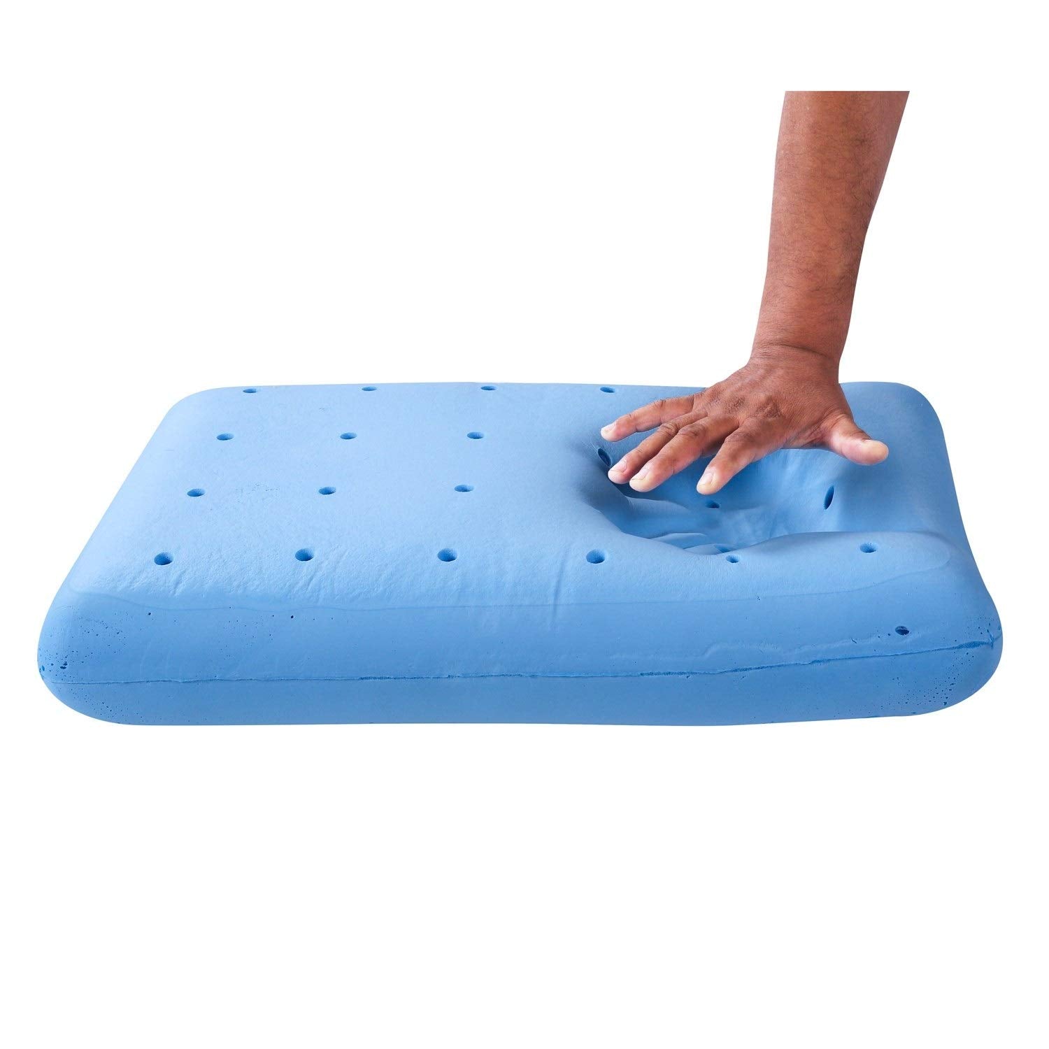 Metron Neck Pillow for Sleeping Orthopedic Cervical Support Bed Pillow for Neck Pain Spondylitis Relief for Side Back Sleepers Thick n Soft Gel