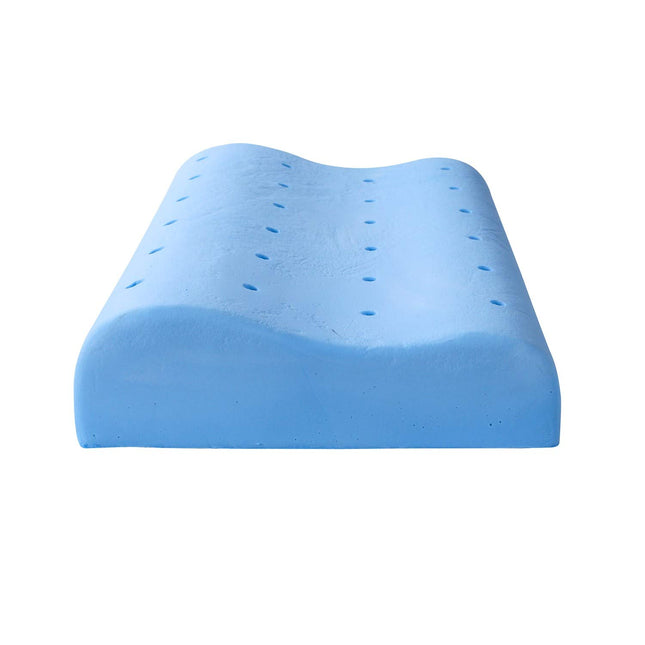 Metron Neck Pillow for Sleeping  Orthopedic Cervical Support Bed Pillow for Neck Pain Spondylitis Relief  for Side Back Sleepers  Soft Contour Gel Memory Foam  Washable Pillow Cover  Pack of 1